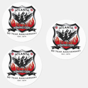 50e Jubileum waterdichte Stickers (1,5 inch)