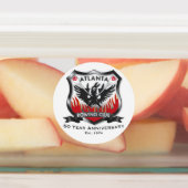 50e Jubileum waterdichte Stickers (1,5 inch) (Aangebracht)