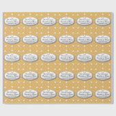 50e Jubileum Wedding Jubileum Gold Z05 Cadeaupapier (Vlak)