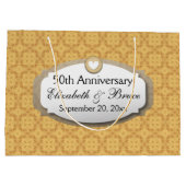 50e Jubileum Wedding Jubileum Gold Z05 Groot Cadeauzakje (Achterkant)