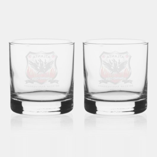 50e Jubileum Whisky Glas (Achterkant)