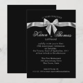 50e Jubileum zwart en zilver Kaart (Voorkant / Achterkant)