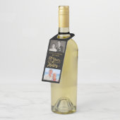 50e Jubileum zwart & Gold-foto's en nu foto's Flessenhanger (Schuin)