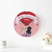 50e Jubileum zwarte & gele labradors Grote Klok (Huis)