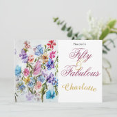 50e kaart (Staand voorkant)