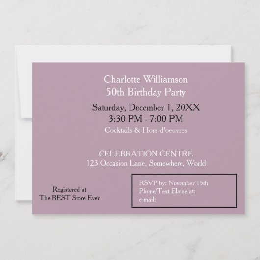 50e kaart (Achterkant)