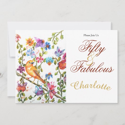 50e kaart (Voorkant)