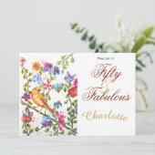 50e kaart (Staand voorkant)