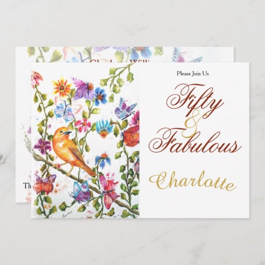 50e kaart (Voorkant / Achterkant)