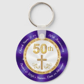 50e Kerk Jubileum, Christelijke Feestgunsten, Sleutelhanger (Voorkant)