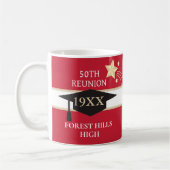 50E klas reünie School kleuren koffie mok (Links)