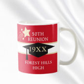 50E klas reünie School kleuren koffie mok