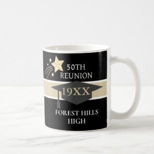 50E klas reünie School kleuren koffie mok