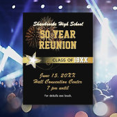 50e klas reünie uitnodigen Briefkaart