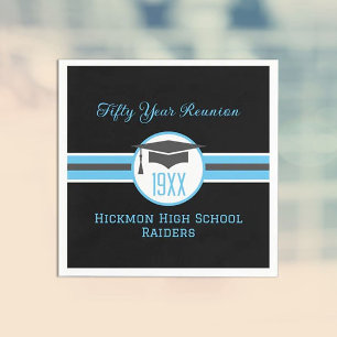 50e klasse Reünie party servetten