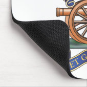 50e koninklijke artillerie met raketschild muismat (Hoek)