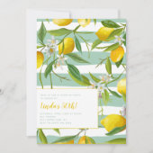 50e Limoncello Birthday Party Invitations Kaart (Voorkant)