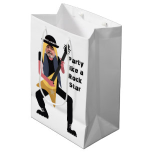 50e Mannen 🎸🤣 Rockstar Verjaardag Gitaar Funky F Medium Cadeauzakje