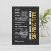 50e Matig Koolstof goud W002 Kaart (Staand voorkant)