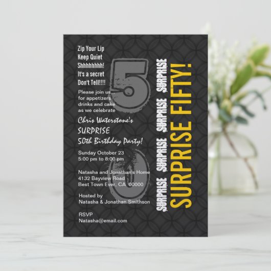 50e Matig Koolstof goud W002 Kaart (Staand voorkant)