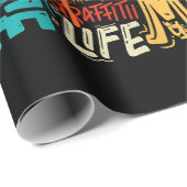 50e Muziek en Hiphop Graffiti Cassette  R Cadeaupapier (Rol Hoek)