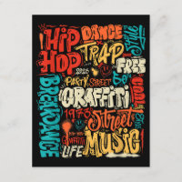 50e Muziek en Hiphop Graffiti Cassette R