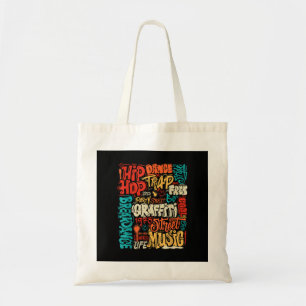 50e Muziek en Hiphop Graffiti Cassette R Tote Bag
