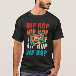 50e Muziek Jubileum van Hiphop Verjaardags Vintage T-shirt