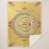 50e of 1e Gouden Jubileum Sherpa Blanket Sherpa Deken (Voorkant)