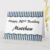 50e of elke leeftijd verjaardag-BIG Kaart (Gele Bloem)