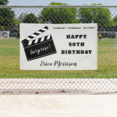 50e of elke leeftijd Verjaardag Film Theme Party Spandoek (Insitu)