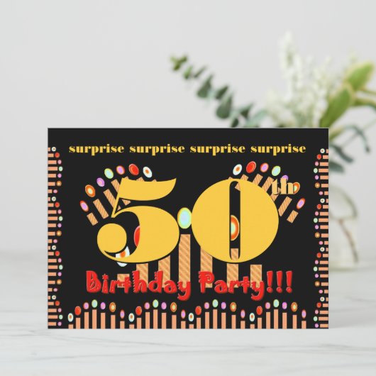 50e OPLEIDING Gold-feestdag Kaart (Staand voorkant)