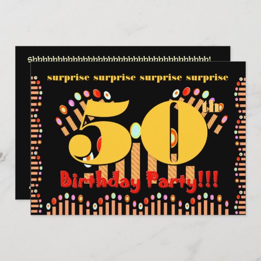 50e OPLEIDING Gold-feestdag Kaart (Voorkant / Achterkant)