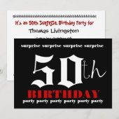 50e OPLEIDING Sjabloon voor uitnodiging op feestda (Voorkant / Achterkant)