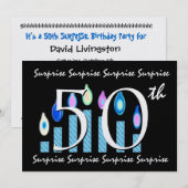 50e OPLEIDING Sjabloon voor uitnodiging op feestda (Voorkant / Achterkant)