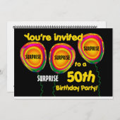 50e OPLEIDING Sjabloon voor uitnodiging op feestda (Voorkant / Achterkant)
