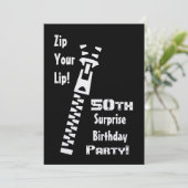 50e OPLEIDING Sjabloon voor uitnodiging op feestda (Staand voorkant)