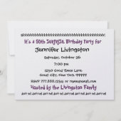 50e OPLEIDING Sjabloon voor uitnodiging op feestda (Achterkant)