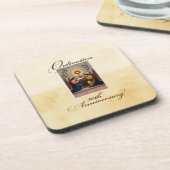 50e Ordination Jubileum Angels at Altar Bier Onderzetter (Linkerzijde)