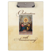 50e Ordination Jubileum Angels at Altar Klembord (Voorkant)