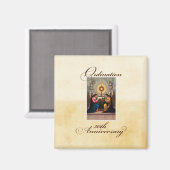 50e Ordination Jubileum Angels at Altar Magneet (Voorkant / Achterkant)