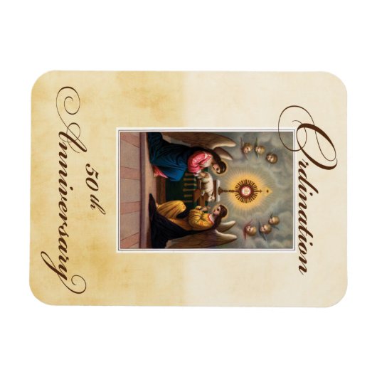 50e Ordination Jubileum Angels at Altar Magneet (Horizontaal)