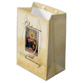 50e Ordination Jubileum Angels at Altar Medium Cadeauzakje (Achterkant Gekanteld)