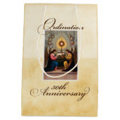 50e Ordination Jubileum Angels at Altar Medium Cadeauzakje (Achterkant)