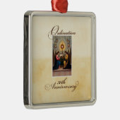 50e Ordination Jubileum Angels at Altar Metalen Ornament (Rechts)
