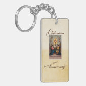 50e Ordination Jubileum Angels at Altar Sleutelhanger (Voorkant Links)