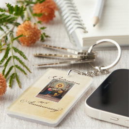 50e Ordination Jubileum Angels at Altar Sleutelhanger