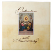 50e Ordination Jubileum Angels at Altar Tegeltje (Voorkant)