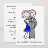 50e partij bij het Jubileum Kaart (Voorkant / Achterkant)