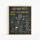 50e Poster van de 'Birthday Flashback'